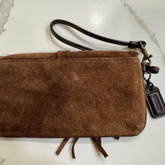 Pair of Coach Wristlets. One Brown Suede, one Black Leather. Two for 1 price! - Picture 9 of 10
